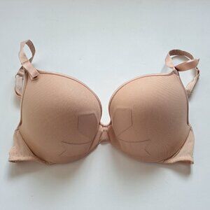 Chantal Thomass Beige Tan Nude Bra Size 34 D